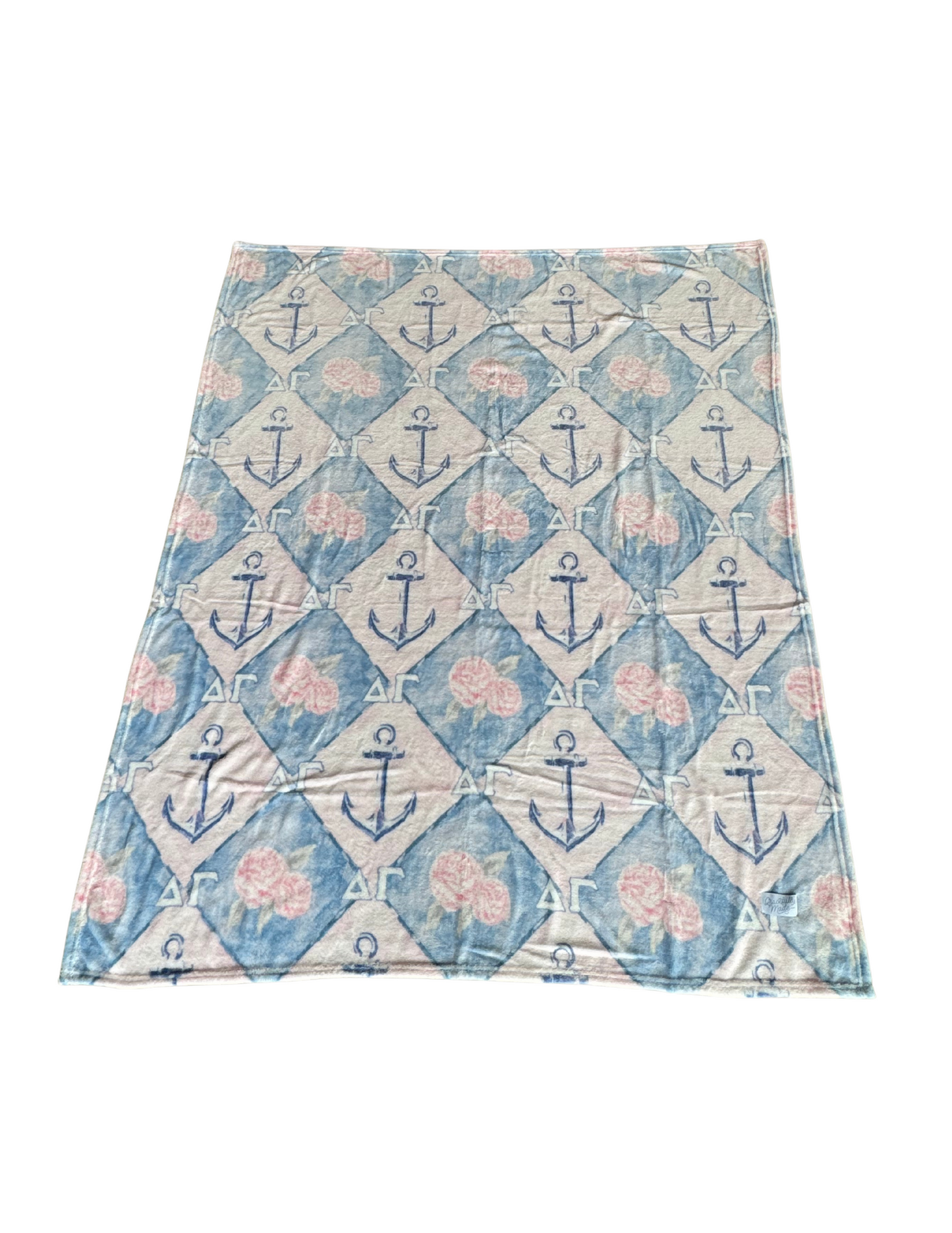 Delta Gamma Throw Blanket
