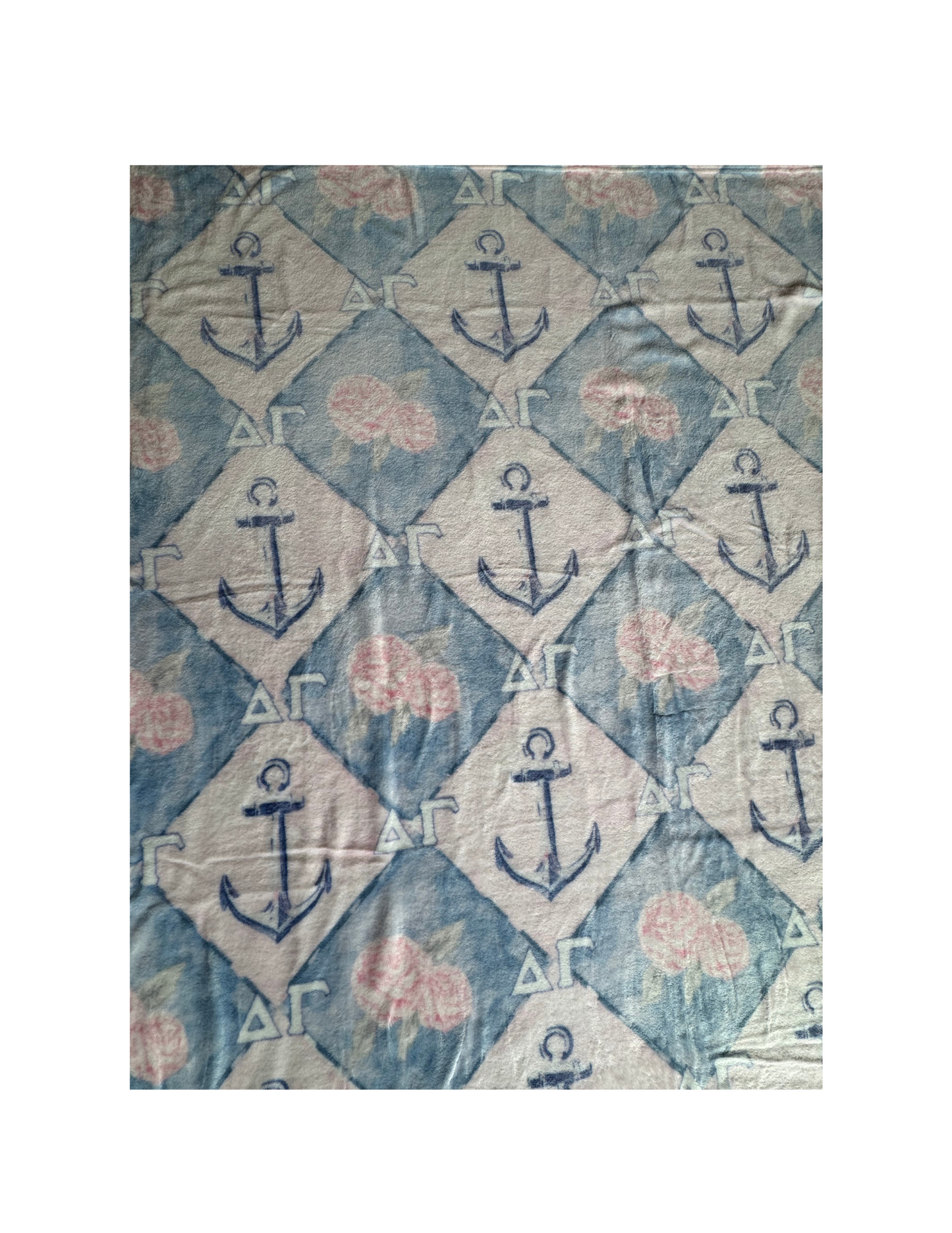 Delta Gamma Throw Blanket