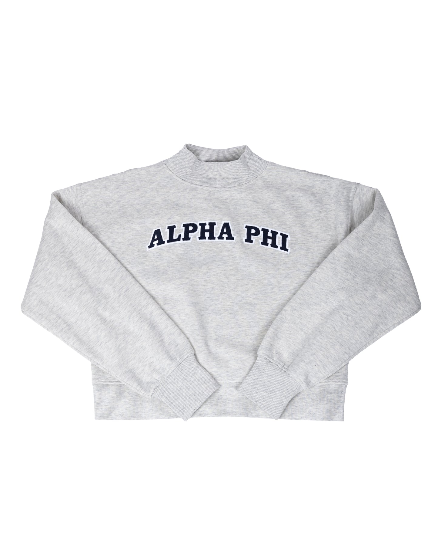 Alpha Phi Cropped Mockneck