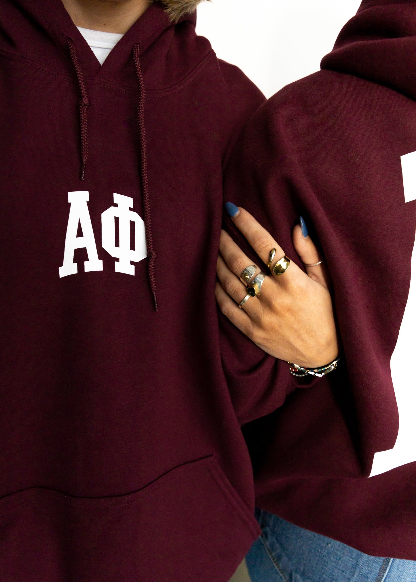 Alpha Phi Maroon Hoodie
