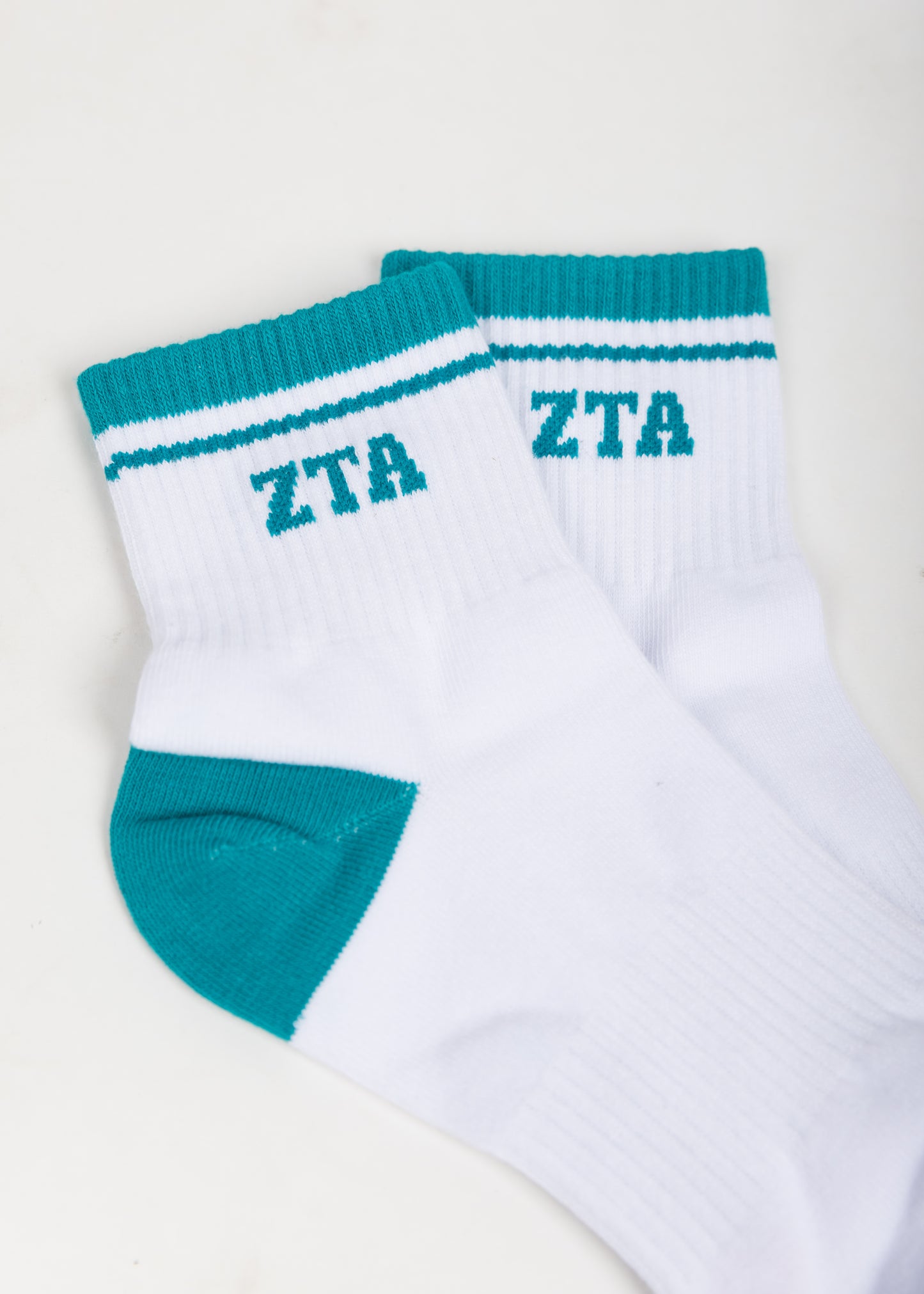 Zeta Tau Alpha Quarter Socks