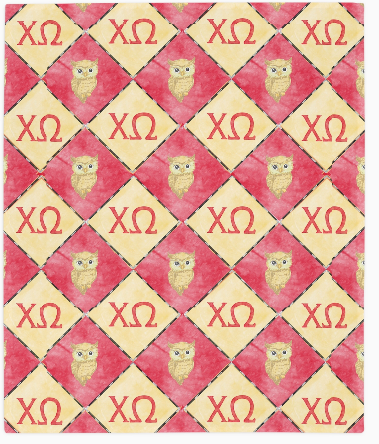 Chi Omega Throw Blanket