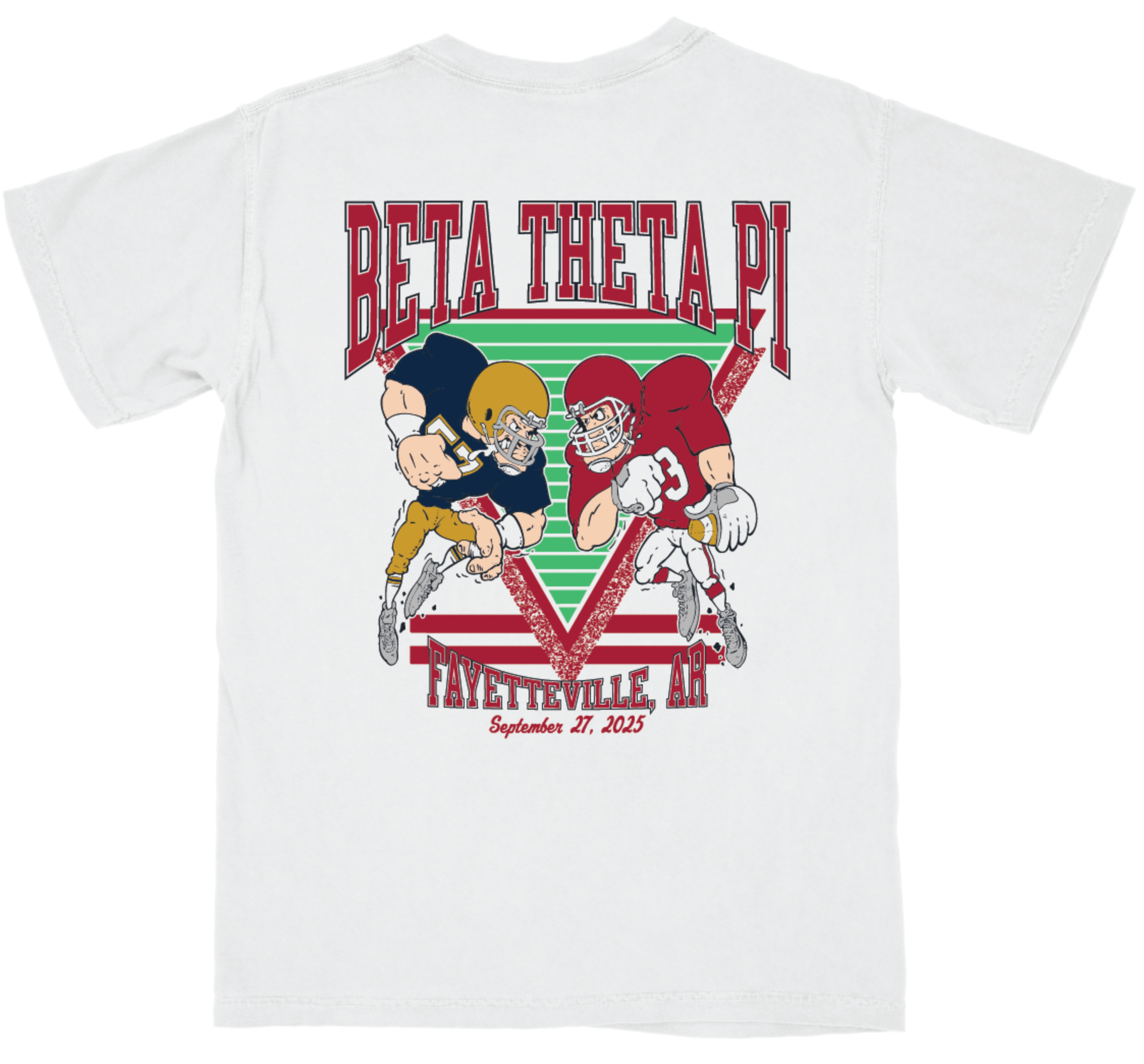 Beta Theta Pi Arkansas vs Notre Dame 2025 T-Shirt