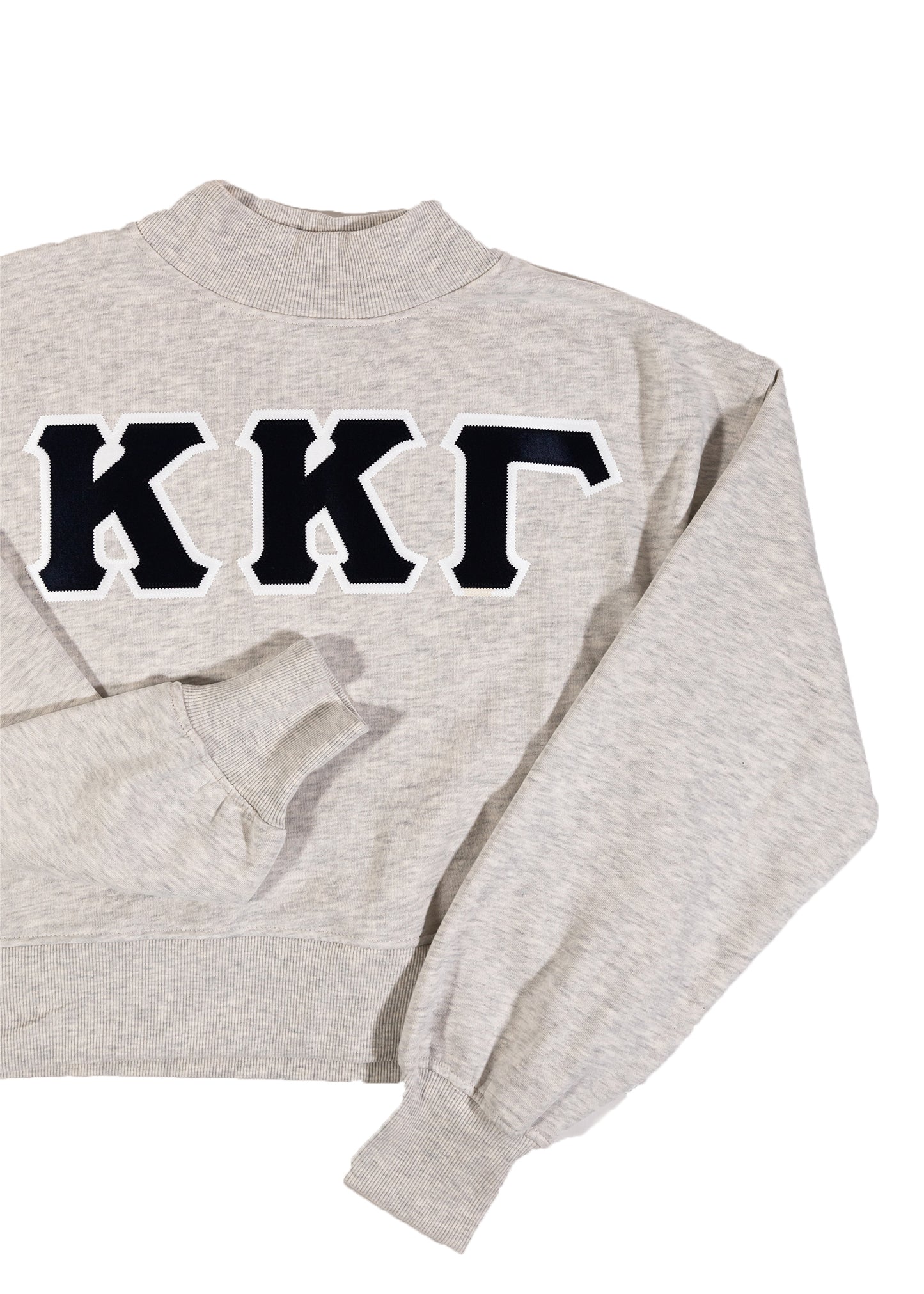 Kappa Kappa Gamma Cropped Mockneck