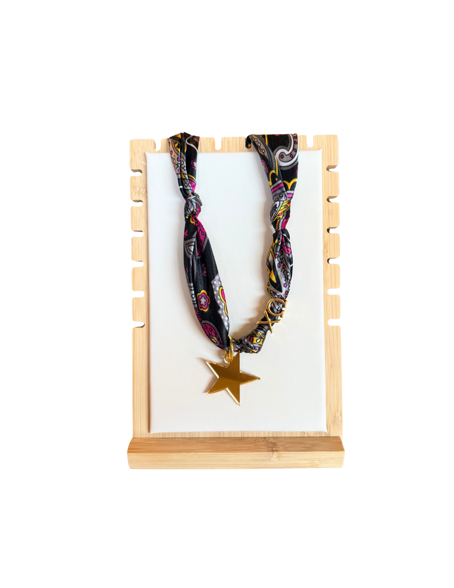 Chi Omega Letter Star Scarf