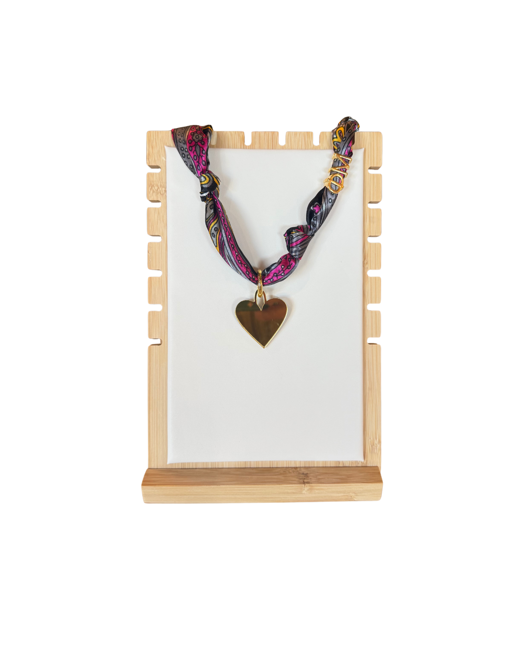 Phi Mu Letter Heart Scarf