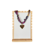 Phi Mu Letter Heart Scarf