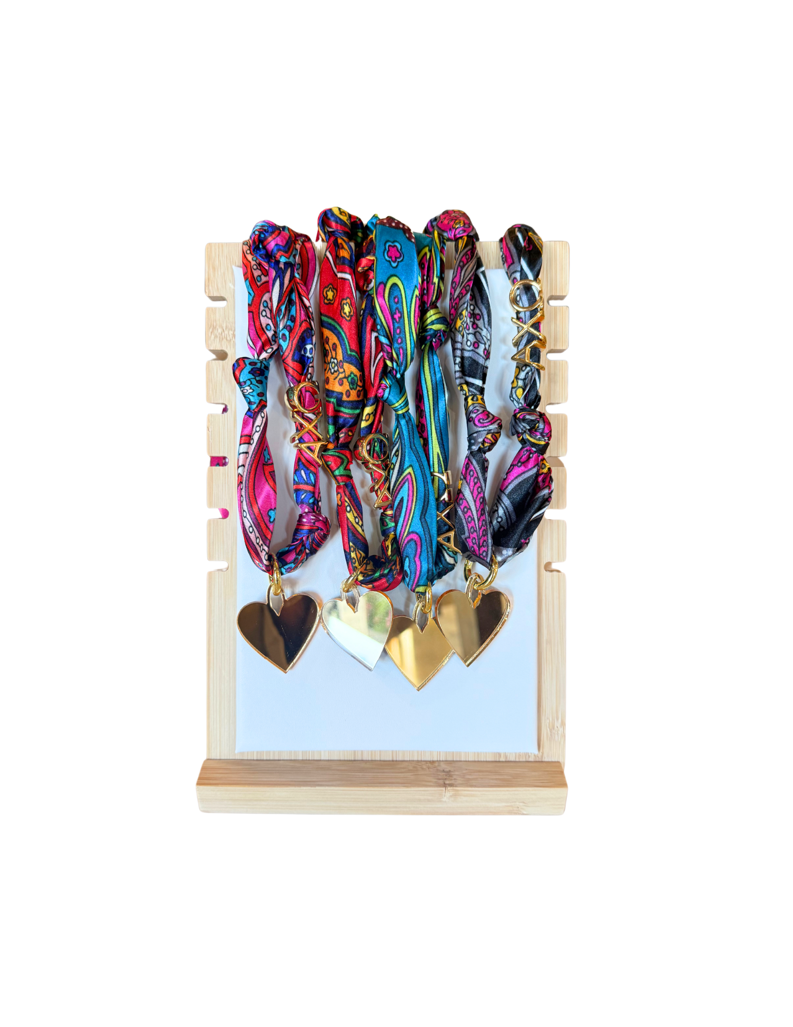 Alpha Chi Omega Letter Heart Scarf