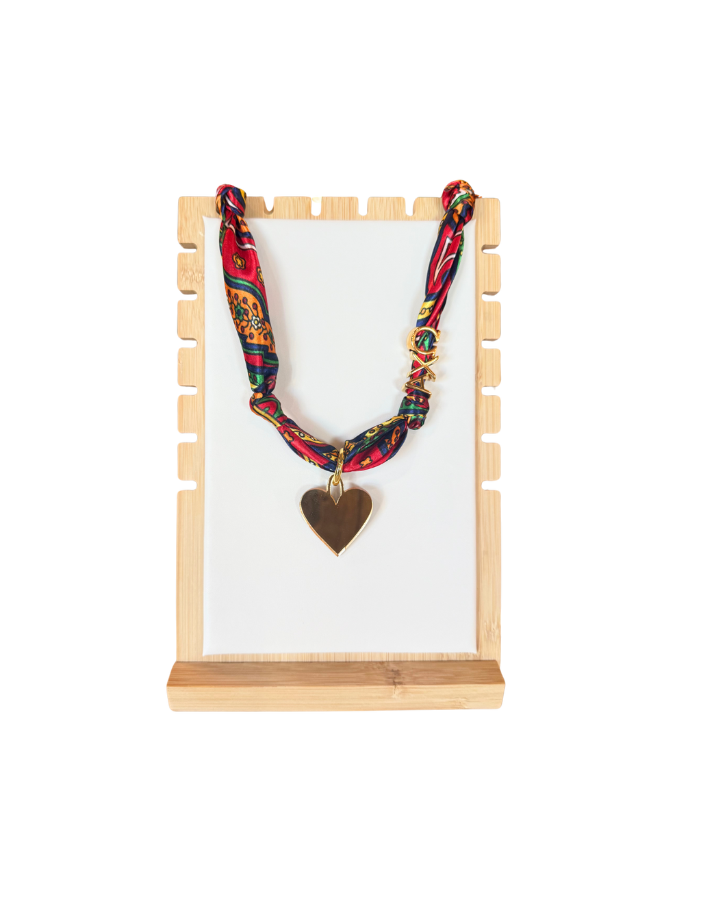 Alpha Chi Omega Letter Heart Scarf