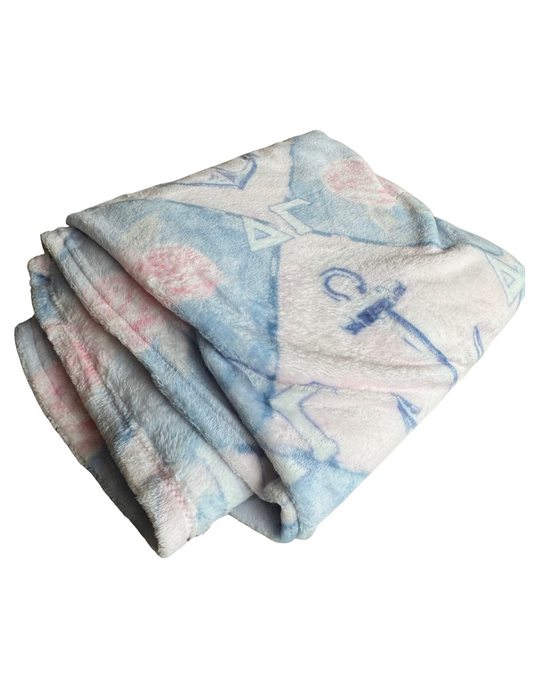 Delta Gamma Throw Blanket