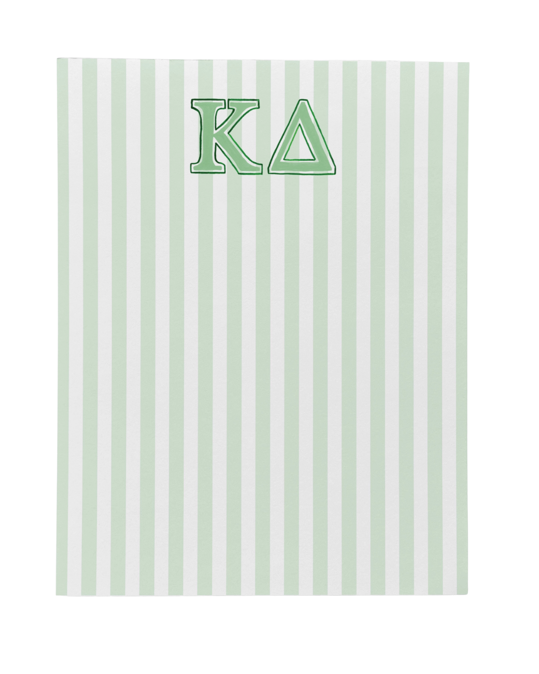 Kappa Delta Striped Notepad