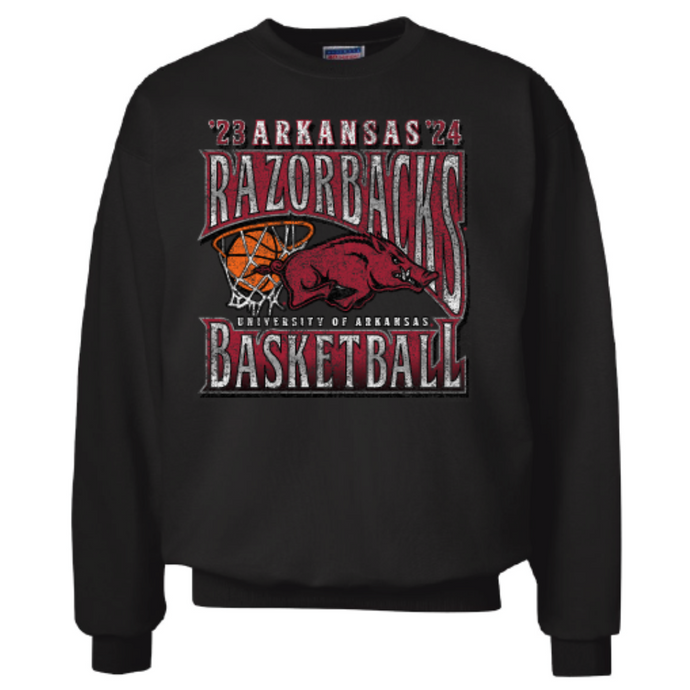 Kappa Kappa Gamma University of Arkansas Basketball Crewneck