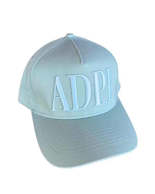 Alpha Delta Pi Pastel Tone on Tone Hat