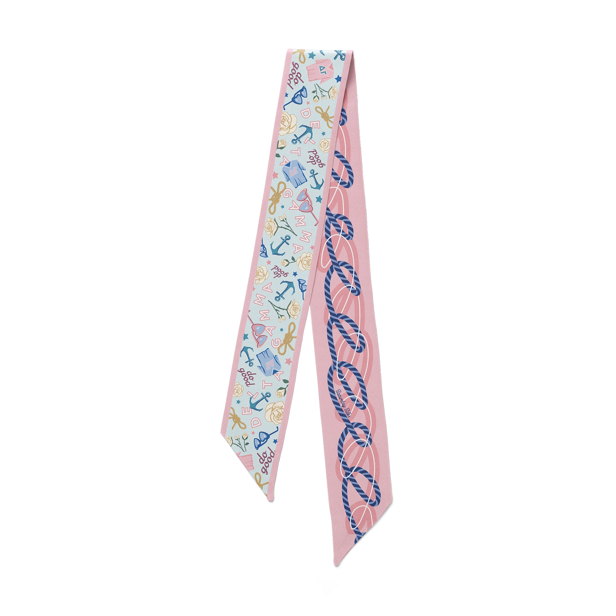 Delta Gamma Skinny Scarf
