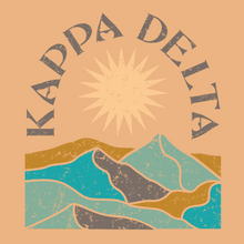 Load image into Gallery viewer, Kappa Delta Desert Sun Hoodie