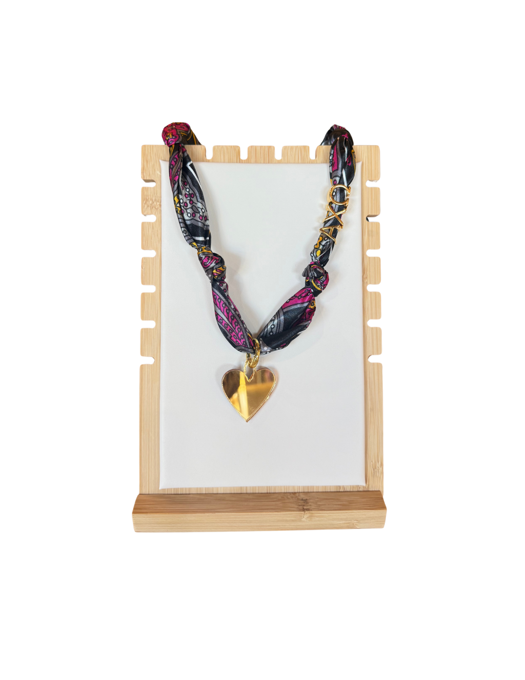 Alpha Chi Omega Letter Heart Scarf