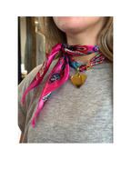 Delta Gamma Letter Heart Scarf