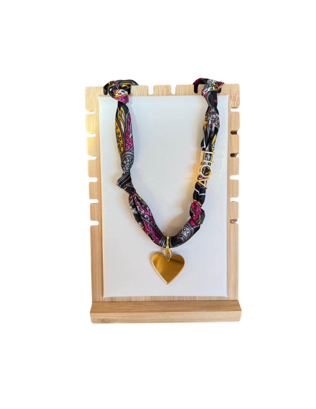 Alpha Omicron Pi Letter Heart Scarf