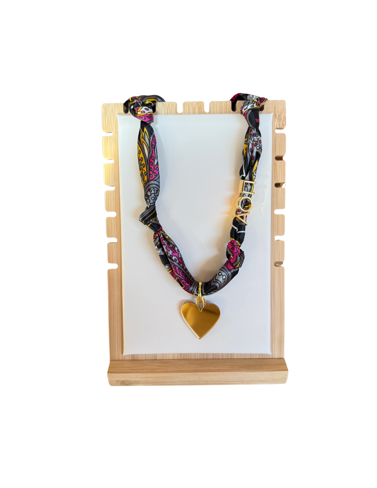 Alpha Omicron Pi Letter Heart Scarf