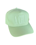 Alpha Chi Omega Pastel Tone-on-Tone Hat
