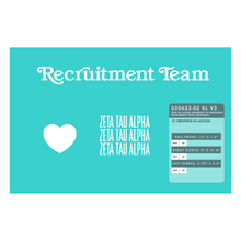 Load image into Gallery viewer, Zeta Tau Alpha Recruitment Team Crewneck