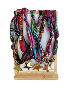 Zeta Tau Alpha Letter Star Scarf