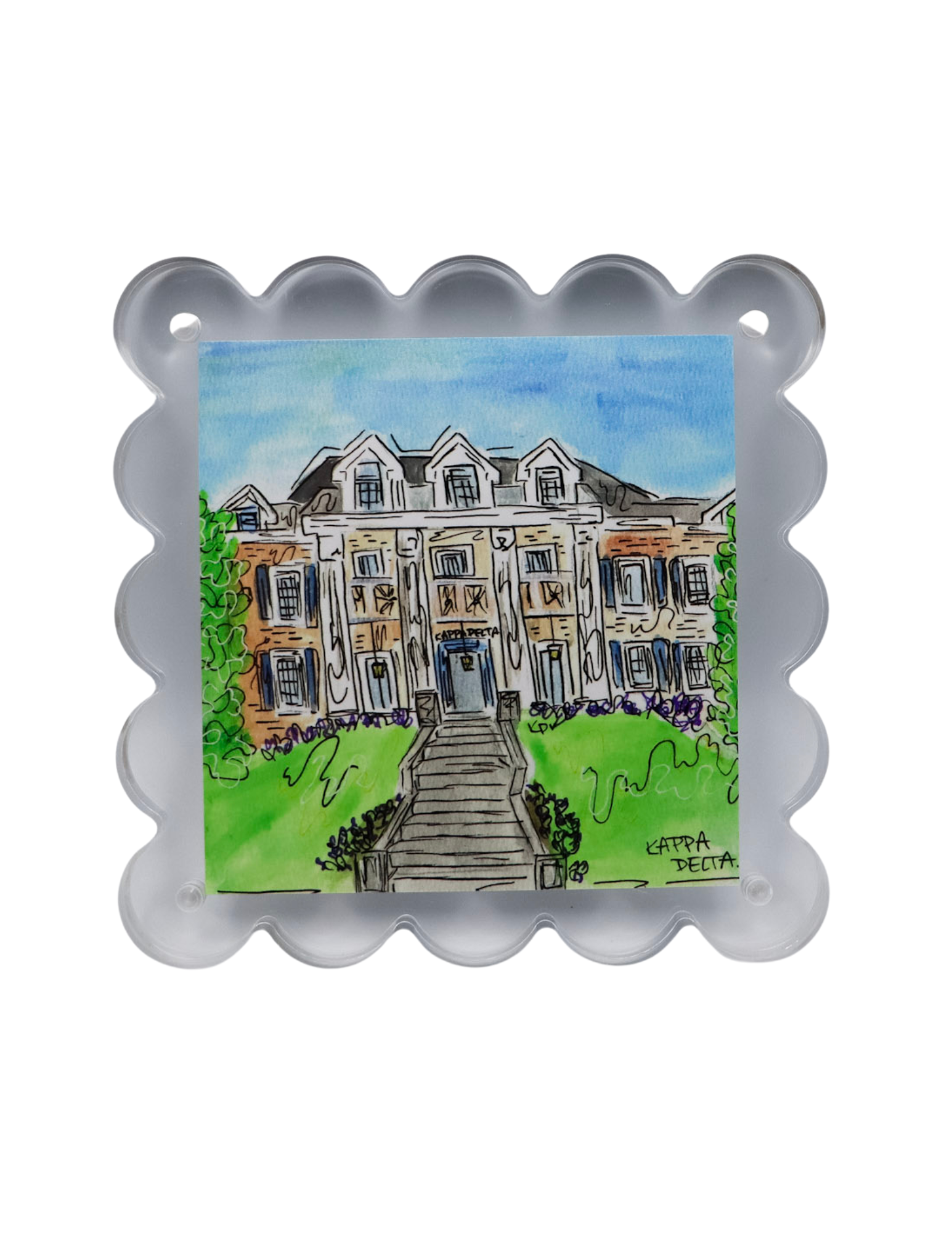Kappa Delta Arkansas House Print and Frame