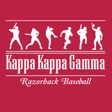 Load image into Gallery viewer, Kappa Kappa Gamma Arkansas Baseball Crewneck