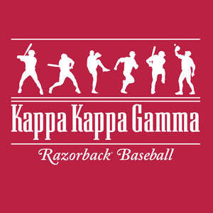 Kappa Kappa Gamma Arkansas Baseball Crewneck