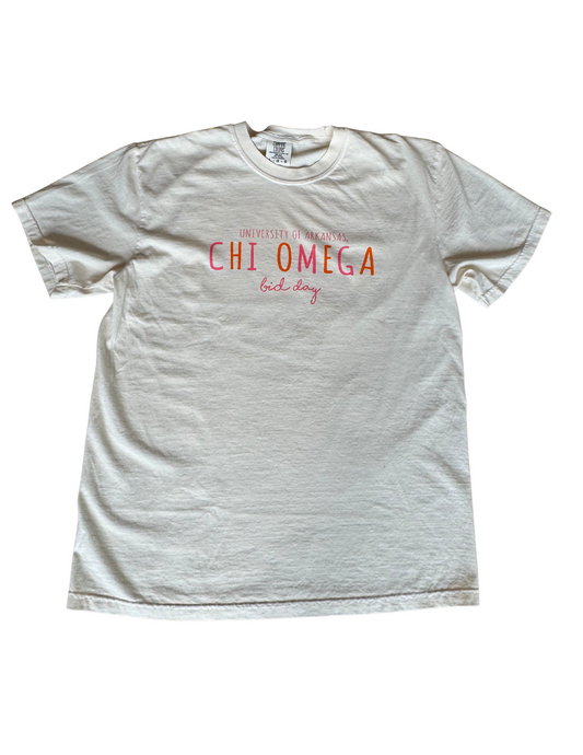 Chi Omega Arkansas Bid Day Shirt