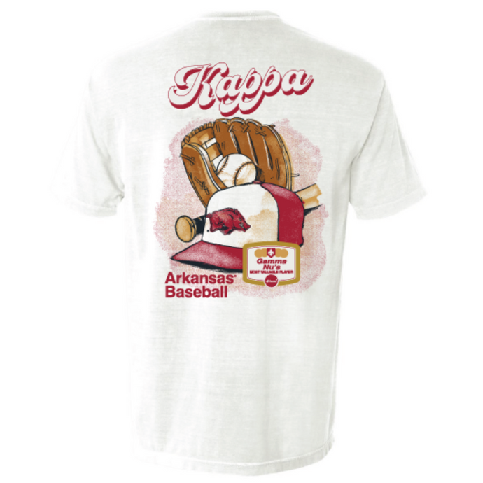 Kappa Kappa Gamma Arkansas Baseball T-Shirt