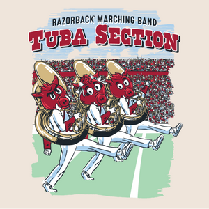 Razorback Marching Band Tuba Section