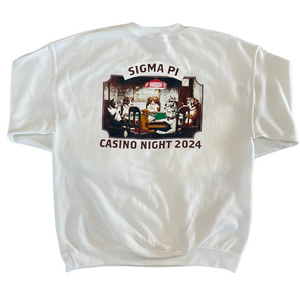Sigma Pi University of Arkansas Casino Night Crewneck