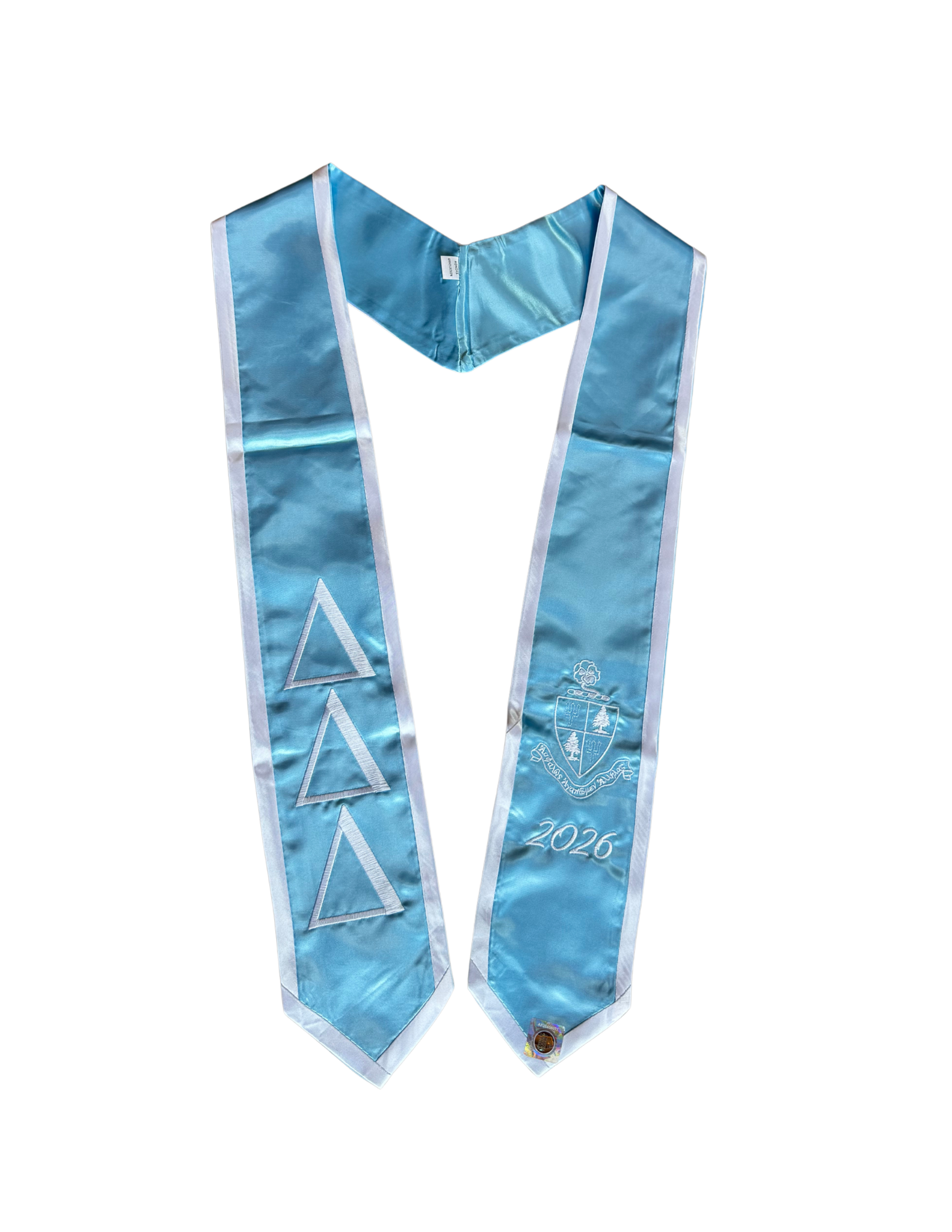 Delta Delta Delta Graduation Stole