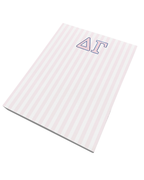 Delta Gamma Striped Notepad