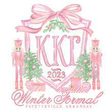 Load image into Gallery viewer, Kappa Kappa Gamma University of Arkansas Winter Formal T-Shirt