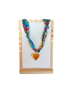 Alpha Omicron Pi Letter Heart Scarf