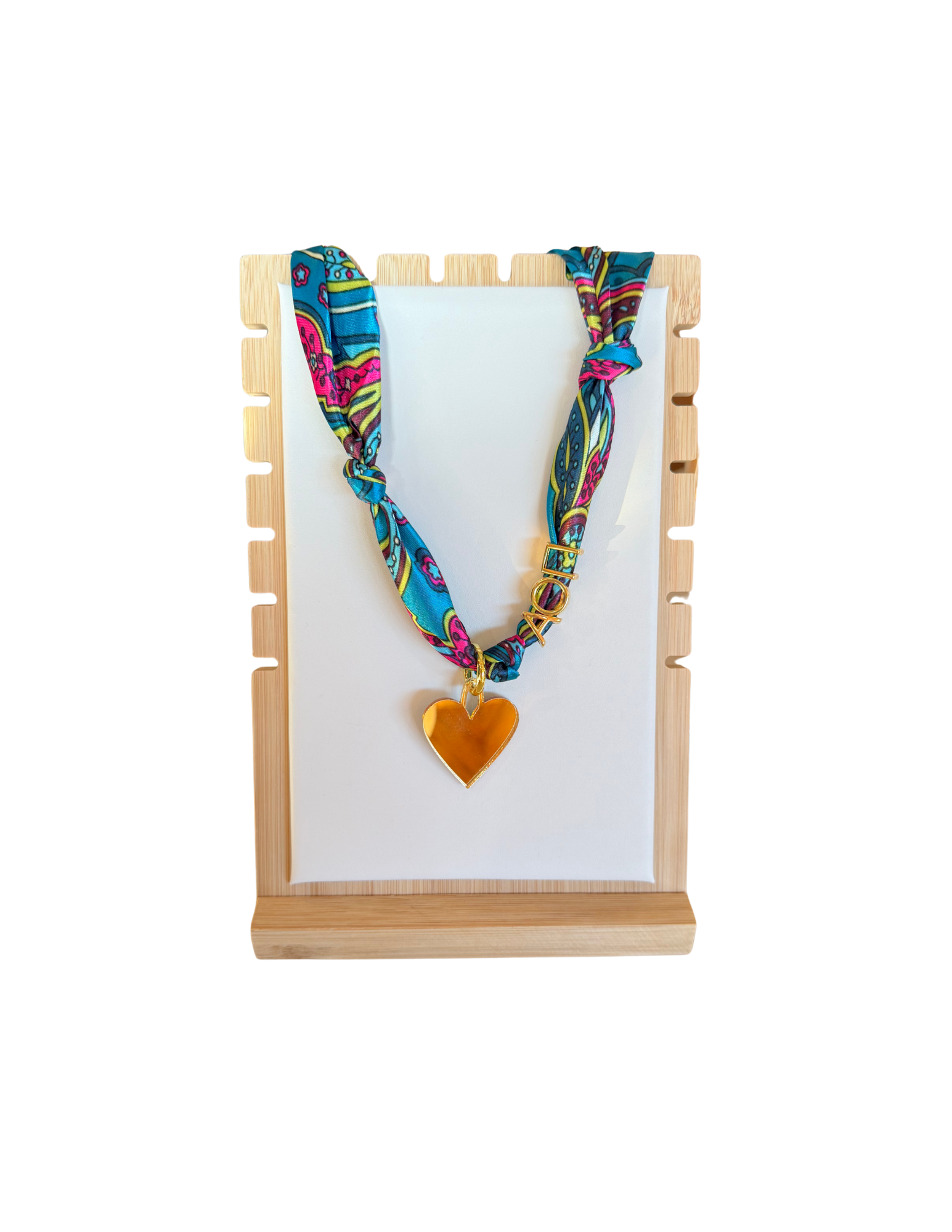 Alpha Omicron Pi Letter Heart Scarf