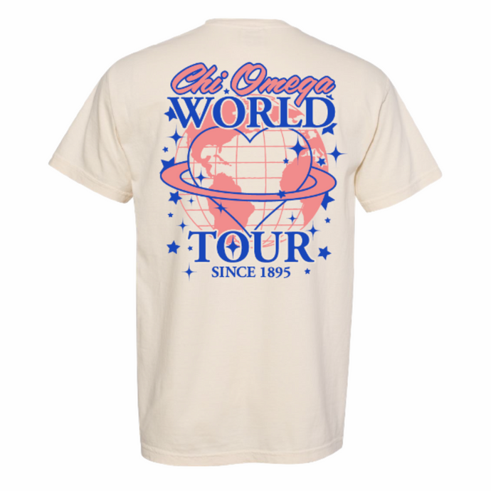 Chi Omega World Tour T-Shirt