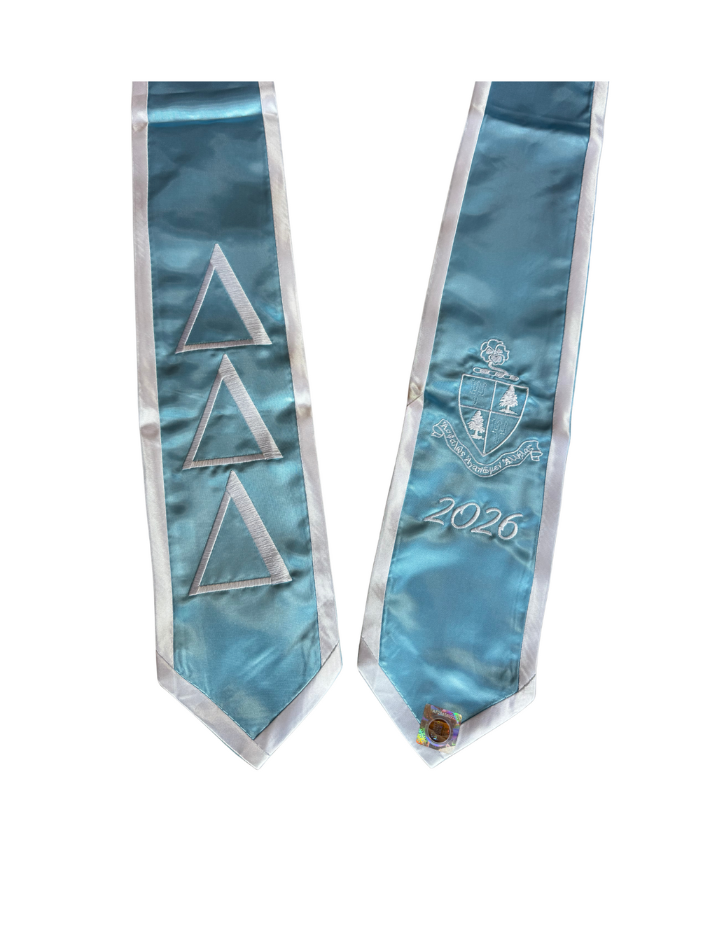 Delta Delta Delta Graduation Stole