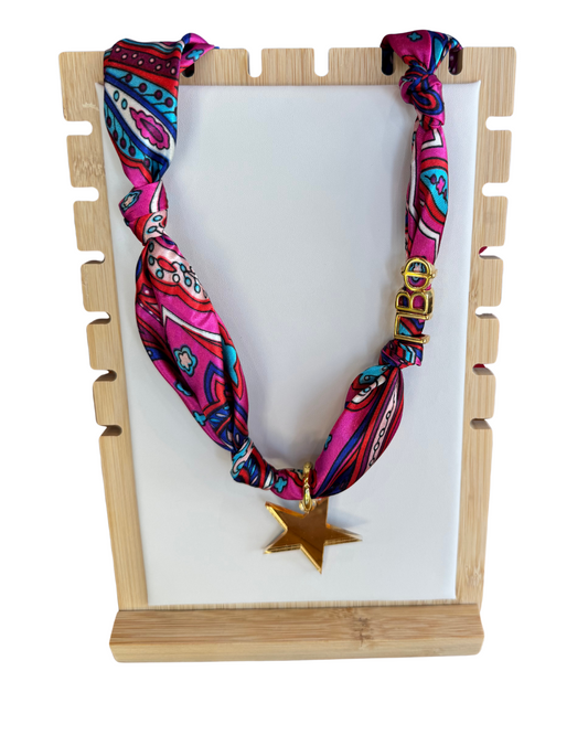 Pi Beta Phi Letter Star Scarf