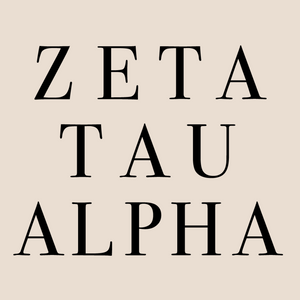 Zeta Tau Alpha Canvas Tote 2023