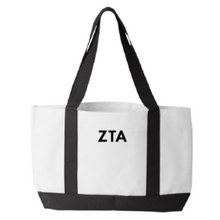 Load image into Gallery viewer, Zeta Tau Alpha Tote Bag
