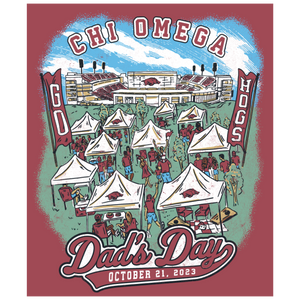 Chi Omega Dad's Day T-shirt 2023