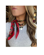 Alpha Phi Letter Heart Scarf