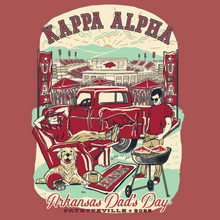 Load image into Gallery viewer, Kappa Alpha University of Arkansas Dad&#39;s Day 2023 T-Shirt