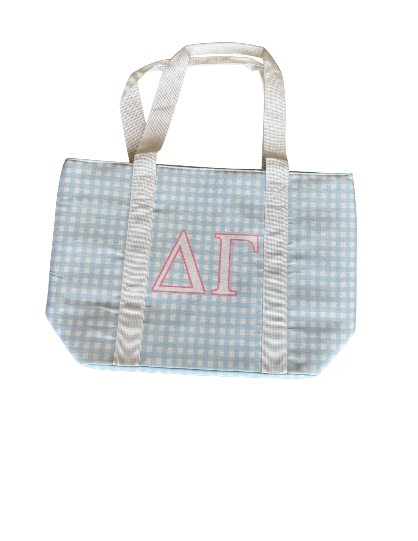 Delta Gamma Gingham Tote