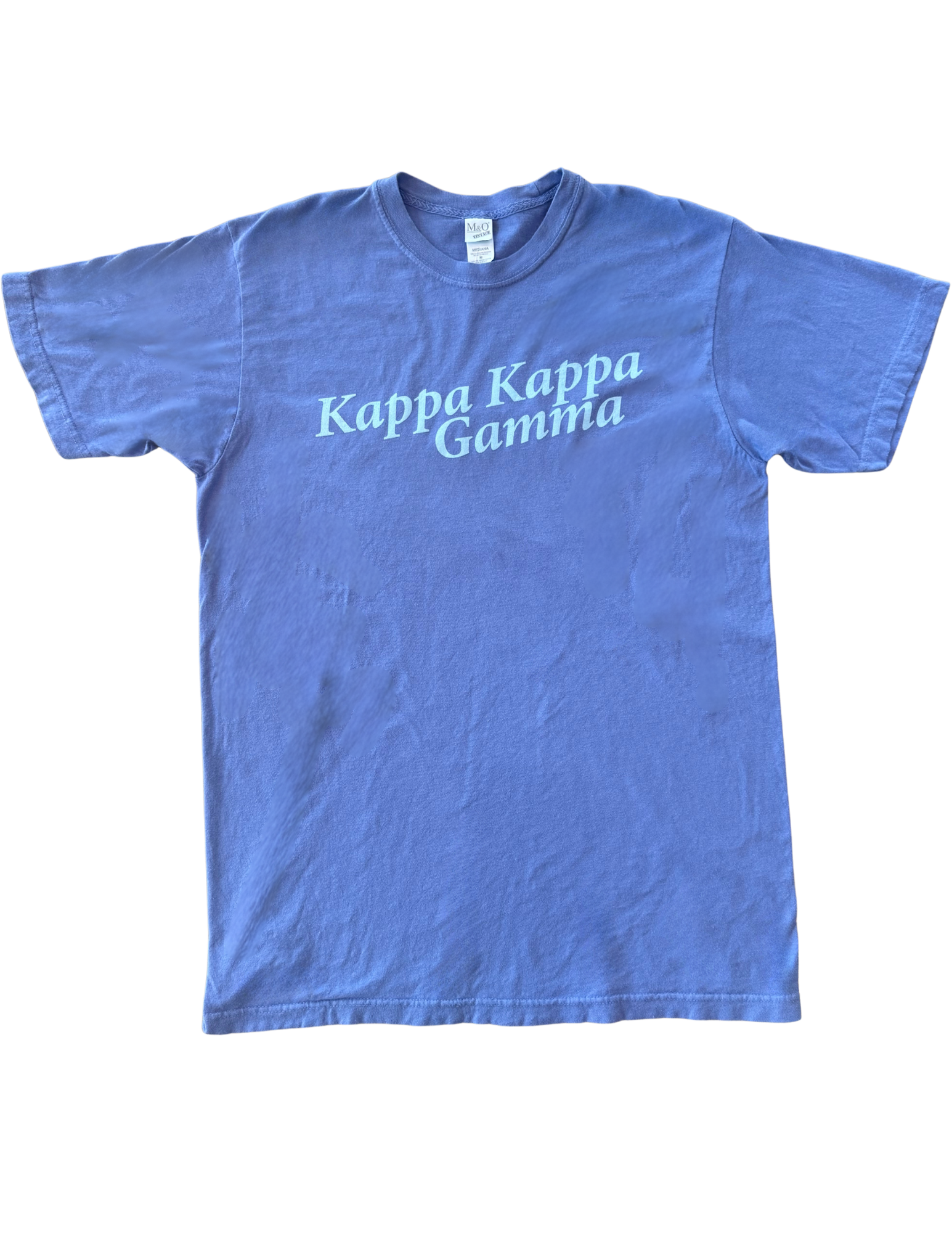 Kappa Kappa Gamma Blue Tone-on-Tone T-Shirt
