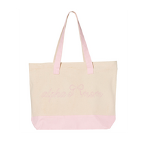 Load image into Gallery viewer, Alpha Omicron Pi Mom Tote
