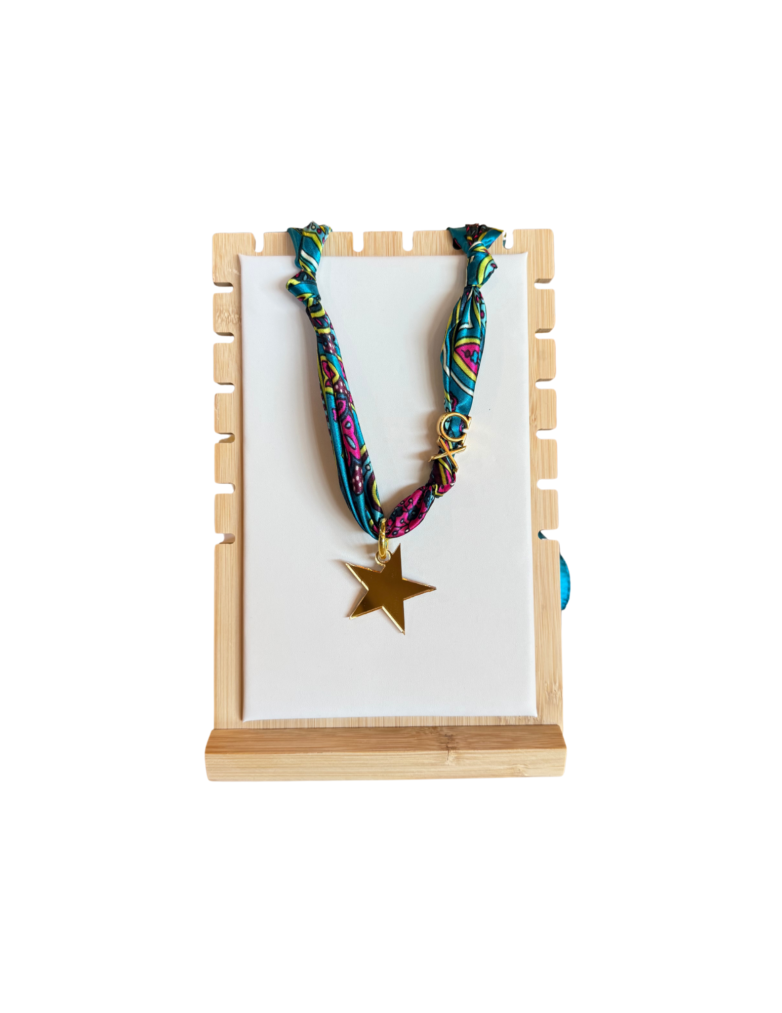 Chi Omega Letter Star Scarf